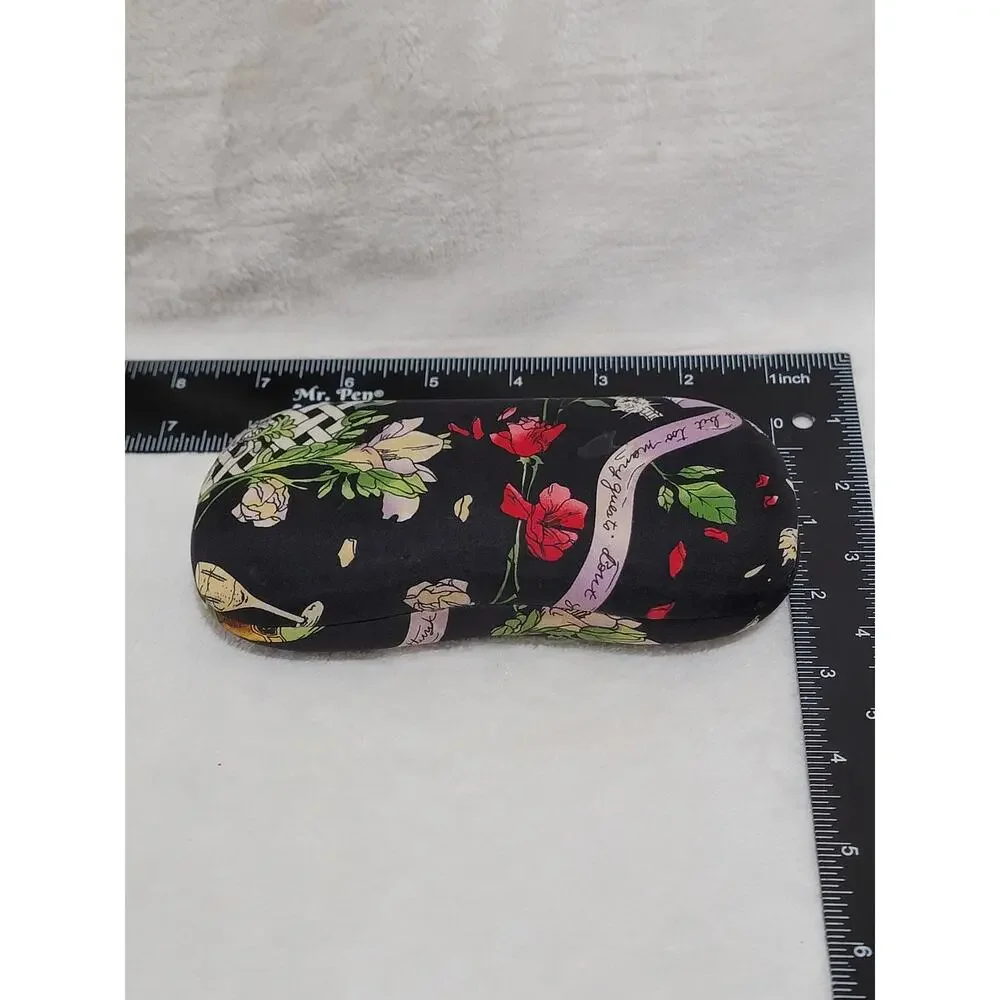 Nicole Miller Eyeglass Case Wedding Theme Hard Clam Shell Case
